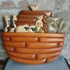Noah's Ark Wooden Art / Wall Hanging